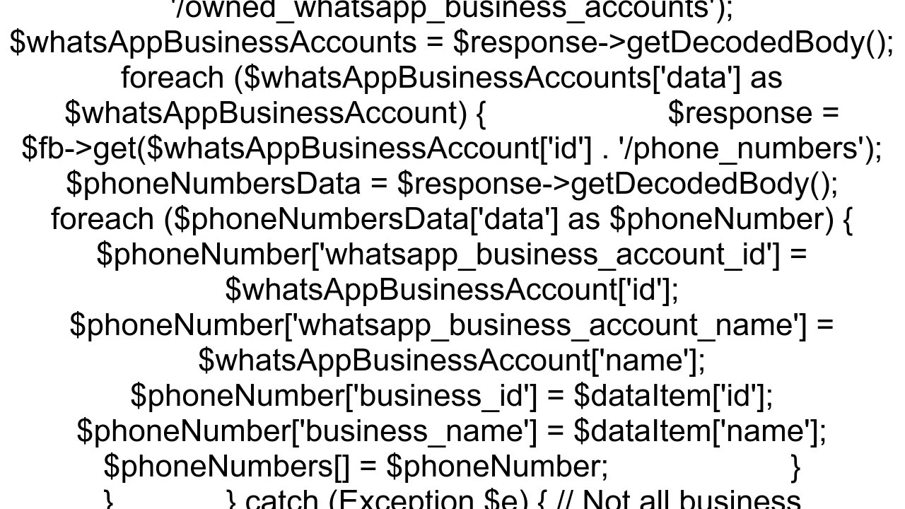 Is it possible to get whatsapp business account ID and phone number ID using only the access token