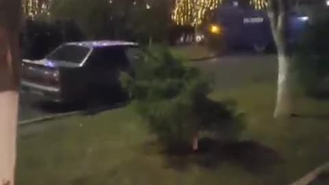 Security forces in Taraz are retreating under the onslaught of protesters