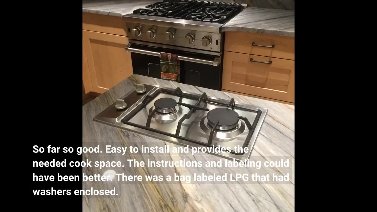 Ramblewood high efficiency 2 burner gas cooktop(Natural Gas)-Overview