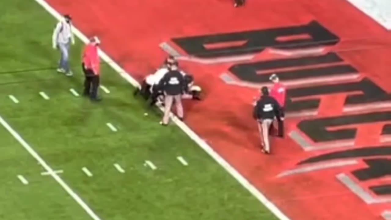 Fan Scored A Blindside Tackle