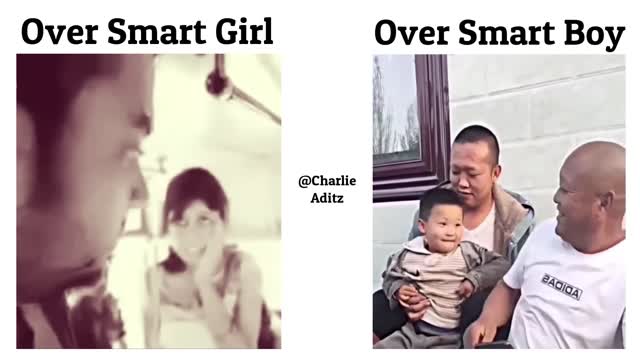 Over Smart Girls Vs Over Smart Boys !! Memes #viralmemes #meme