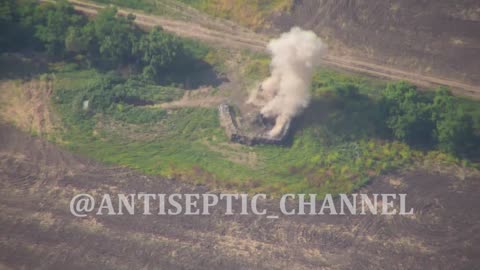 The destruction of the Ukrainian radar station by the Lancet kamikaze drone.