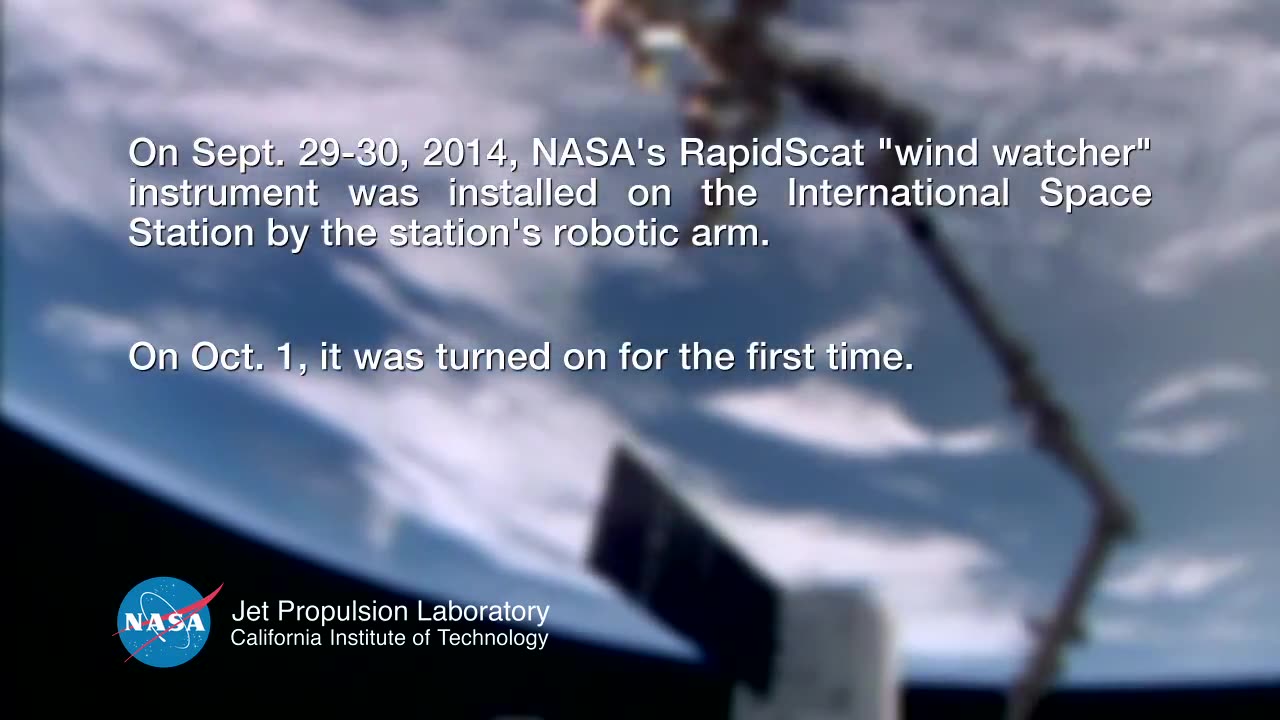 rapidscat_installed_on_the_intl_space_station Nasa top channel//// please follow me