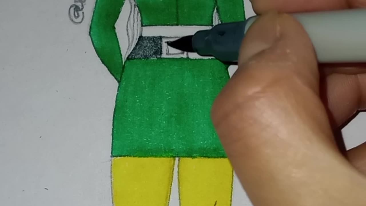 If Buddy The Elf Was A Girl Inspired Fashion Illustration