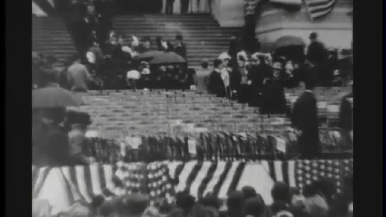 President McKinley taking the oath