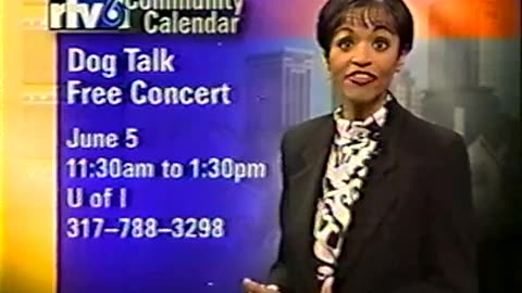 June 1, 2004 - Indianapolis Community Calendar with Grace Trahan