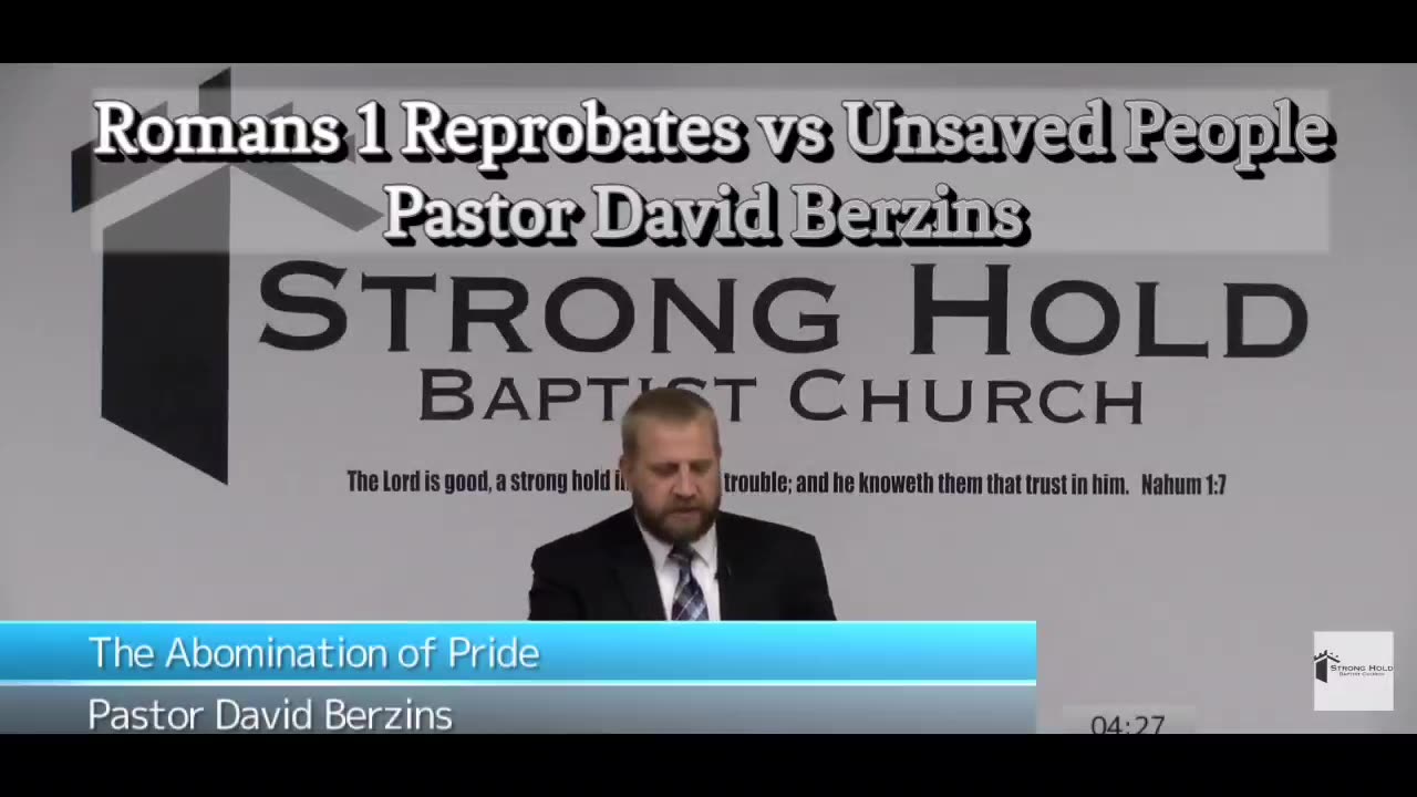 Romans 1 Reprobates vs Unsaved People | Pastor David Berzins | Sermon Clip