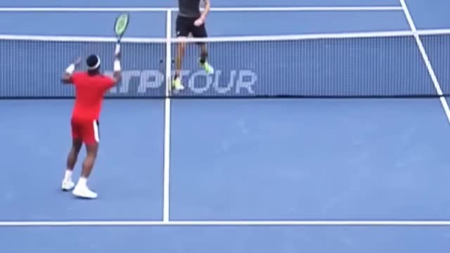WHEN TIAFOE'S 💥MADE ZVEREF RUN🏃 AFTER THE BALL🥎