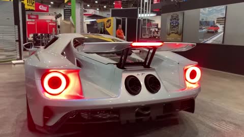 Silver Ford GT 2017-2020 Borla Exhaust .