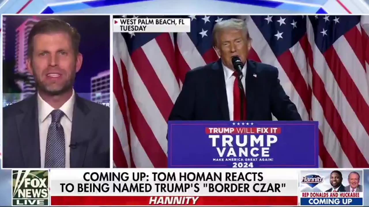 Eric Trump: "The media has lost all credibility. He had a media that was against him every day