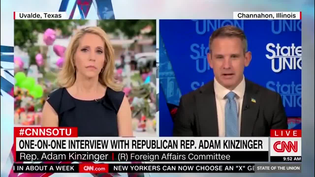 Adam Kinzinger: "I have opposed a ban [on AR-15s] fairly recently. I think I'm open to a ban now