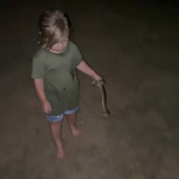 Banjo living his best life in the Bush, loves his snakes