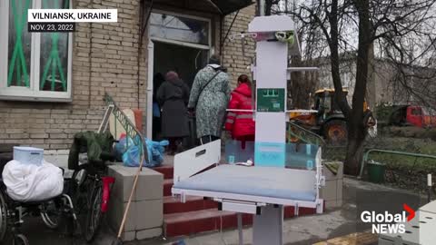 Newborn baby killed in airstrike on maternity hospital in Ukraine, officials say