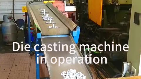 Die casting machine in operation-Oneok