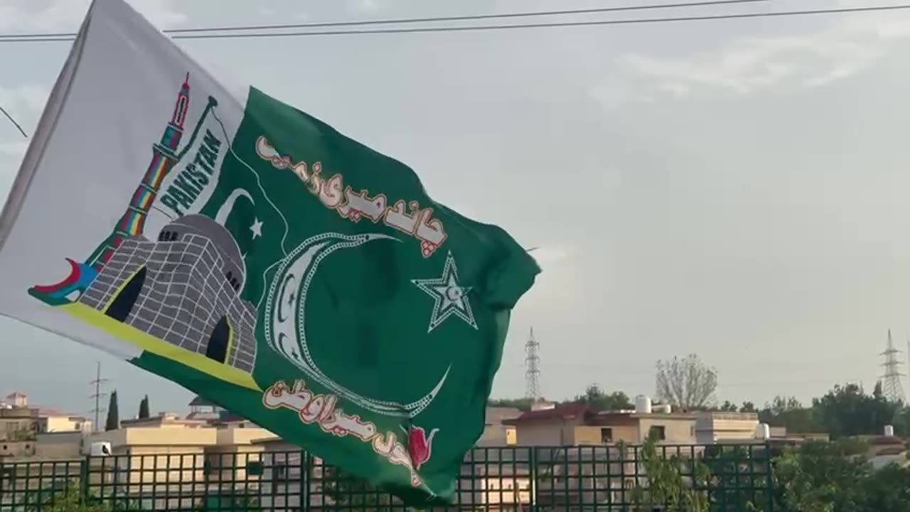 Flag of Pakistan on 14th August 2023