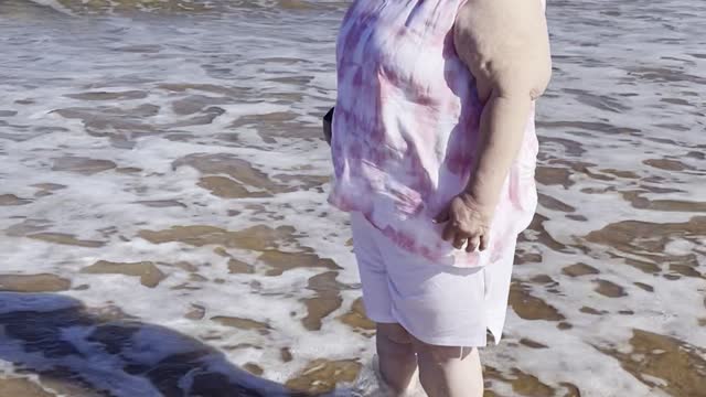 Brazil feeling the ocean for the first time on your feet.