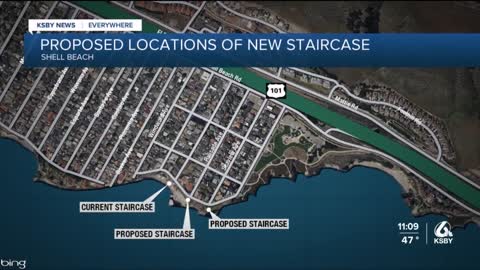 Plan to replace Shell Beach stairs could cost millions