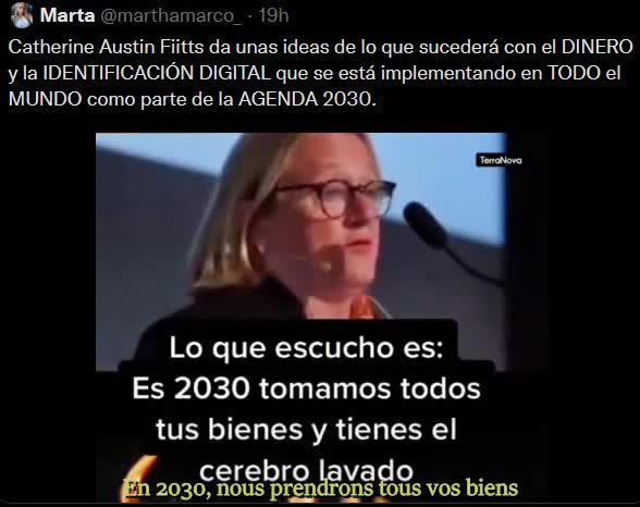 Catherine Austin Fitts et les cryptomonnaies du World Economic Forum