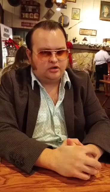 Trent Page at the Cracker Barrel!