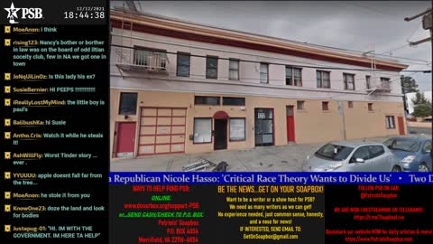 2021-12-12 18:00 EST - The Campaign Show: with Patrick Howley