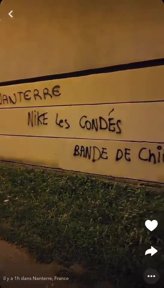 Polizisten wird neue "Schoah" angedroht