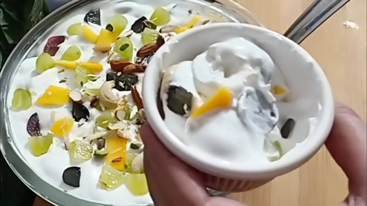 FRUIT CREAM DESERT| INSTANT FRUIT CREAM DESERT