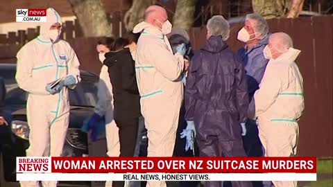 Woman arrested over New Zealand suitcase murders
