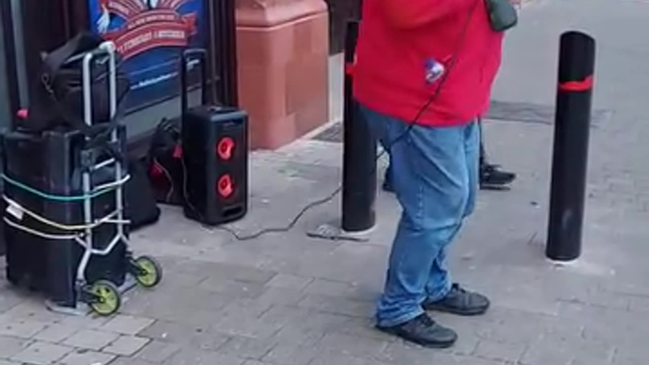 Blackpool Street evangelism. 16th September 2023. 2