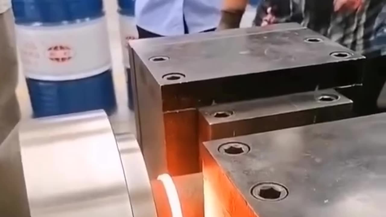 Welding of metal against friction