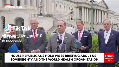 GOP hold a presser about the WHO