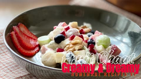 Creamy Dreamy Fruit Salad/ Chaat Recipe| Pakistan