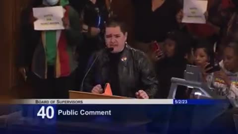 Insane Leftist Snaps At San Francisco City Board Meeting In Viral Video