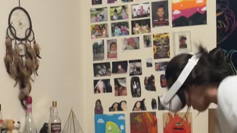 Virtual Reality Game Leads To Actual Reality Wall