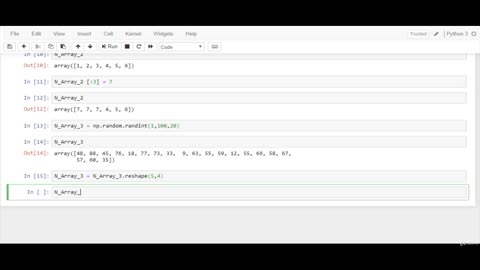 Python Full Course - Chapter 6 - 4. Indexing and Slicing in Numpy Python