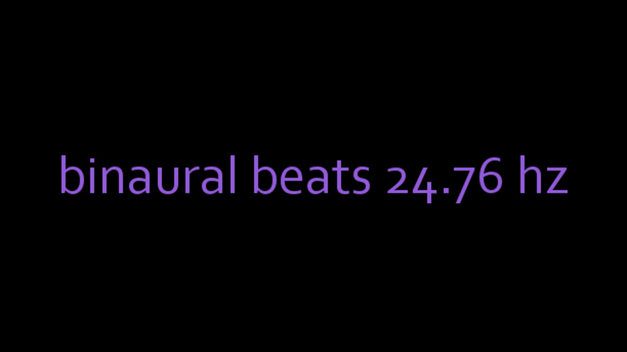 binaural beats 24.76 hz