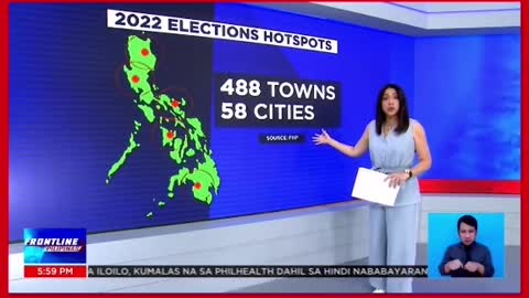 FRONTLINEPILIPINAS2022 ELECTIONS HOTSPOTS