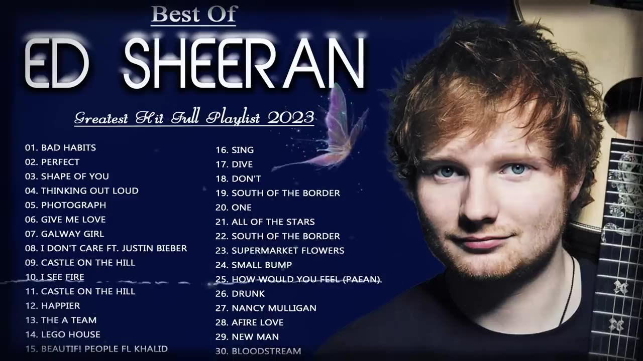 ED Sheeran best song 🎵 2023 # Ed Sheeran popular hits song,'s2023🎧