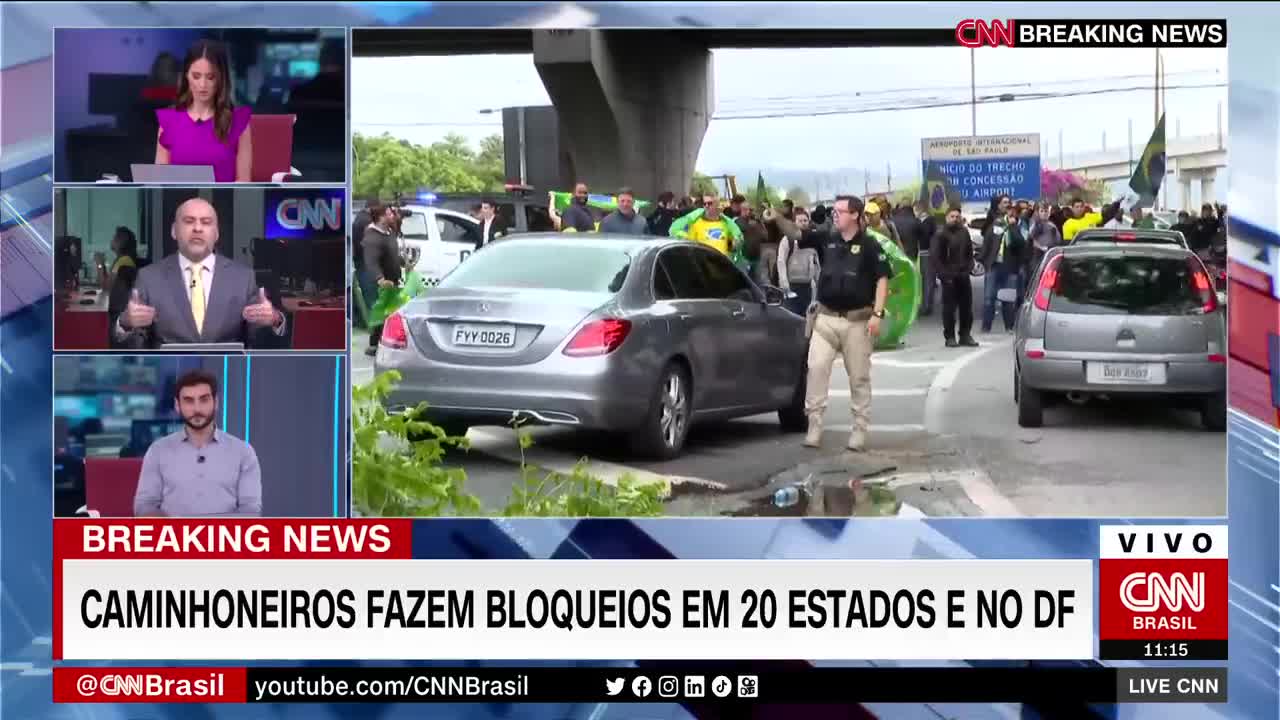 Borges: Bloqueios vão contra qualquer interesse do país | LIVE CNN