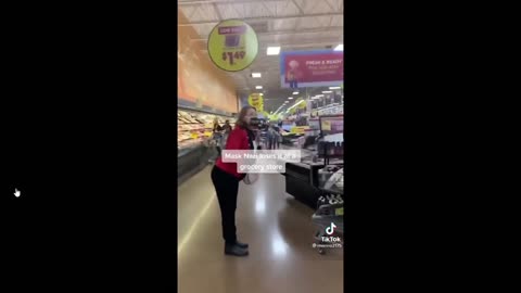 Must Watch, Mask Puppet goes full triggered inside supermarket