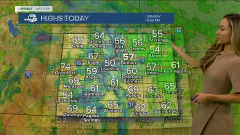 Cool and unsettled this Mother's Day in Colorado