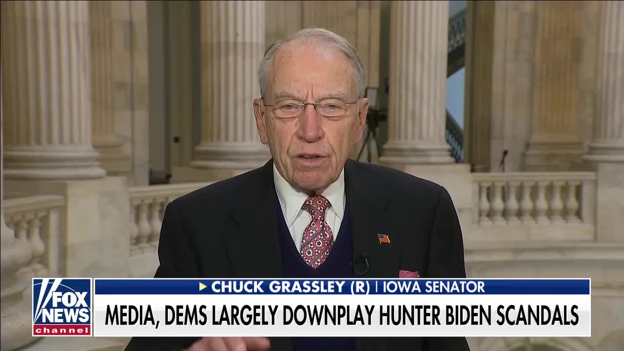 Hunter Biden travel logs were heavily redacted, missing years: Sen. Chuck Grassley