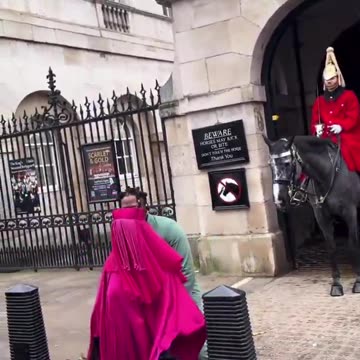 Disrespect for the kings guard 🤡