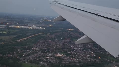 Sky view of Birmingham Airport