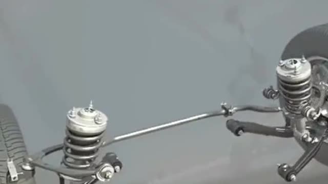 Operation details of automobile chassis configuration