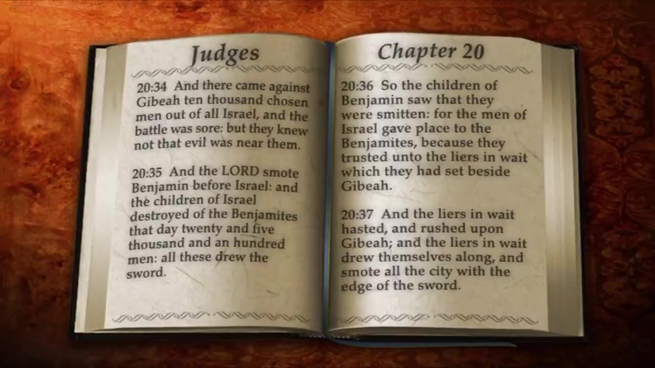 KJV Bible The Book of Judges ｜ Read by Alexander Scourby ｜ AUDIO & TEXT