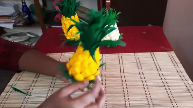 Making craft from used plastic bottle