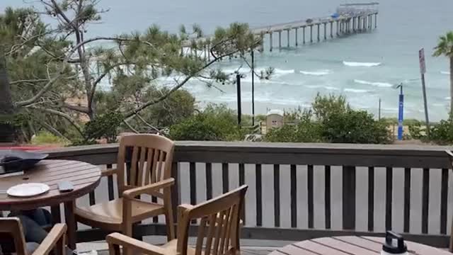 Hidden coffee shop with a gorgeous ocean view