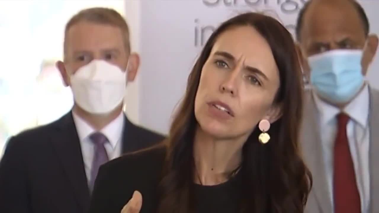 New Zealand PM Ardern comments on vaccine side effects