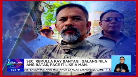 SOJ Remulla kay Bantag: Igalang ang batas, face it like a man