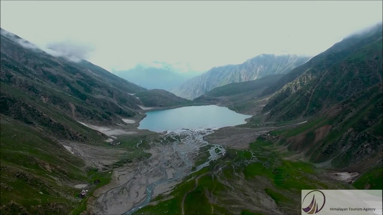 Aerial view of Naran Kaghan valley HD